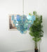 Blue Murano Disc Chandelier - Simprolos