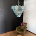 Blue Murano Disc Chandelier - Simprolos