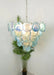Blue Murano Disc Chandelier - Simprolos