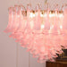 Blush Pink Glass Chandelier - Simprolos