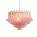 Blush Pink Glass Chandelier - Simprolos