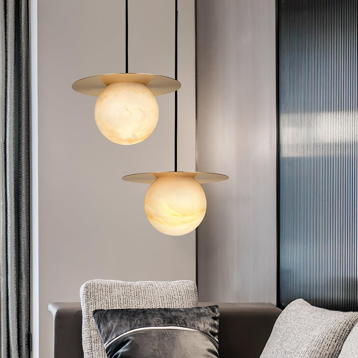 Borra Alabaster Pendant Light - Simprolos