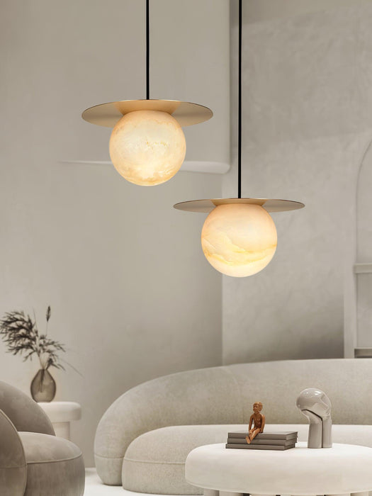 Borra Alabaster Pendant Light - Simprolos