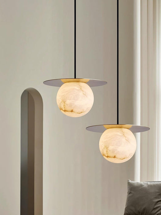 Borra Alabaster Pendant Light - Simprolos