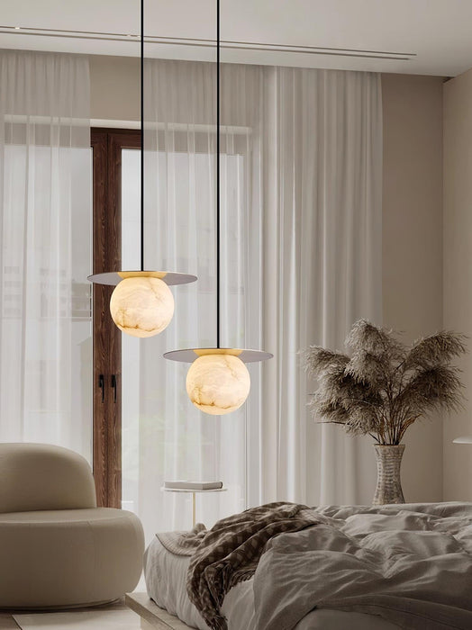 Borra Alabaster Pendant Light - Simprolos
