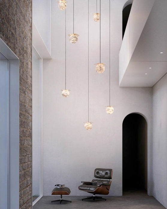 Borra Alabaster Pendant Light - Simprolos