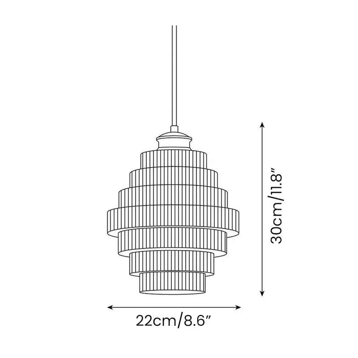 Bottle Shaped Brass Glass Pendant Light - Simprolos