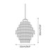 Bottle Shaped Brass Glass Pendant Light - Simprolos