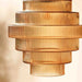 Bottle Shaped Brass Glass Pendant Light - Simprolos