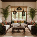 Braided Rattan Pendant Lamp - Simprolos