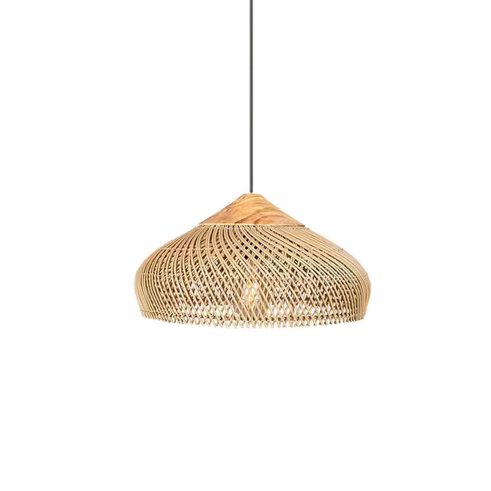 Braided Rattan Pendant Lamp - Simprolos