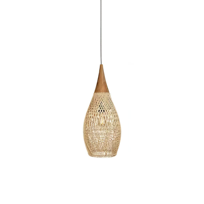 Braided Rattan Pendant Lamp - Simprolos