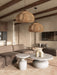 Braided Rattan Pendant Lamp - Simprolos