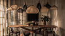 Braided Rattan Pendant Lamp - Simprolos
