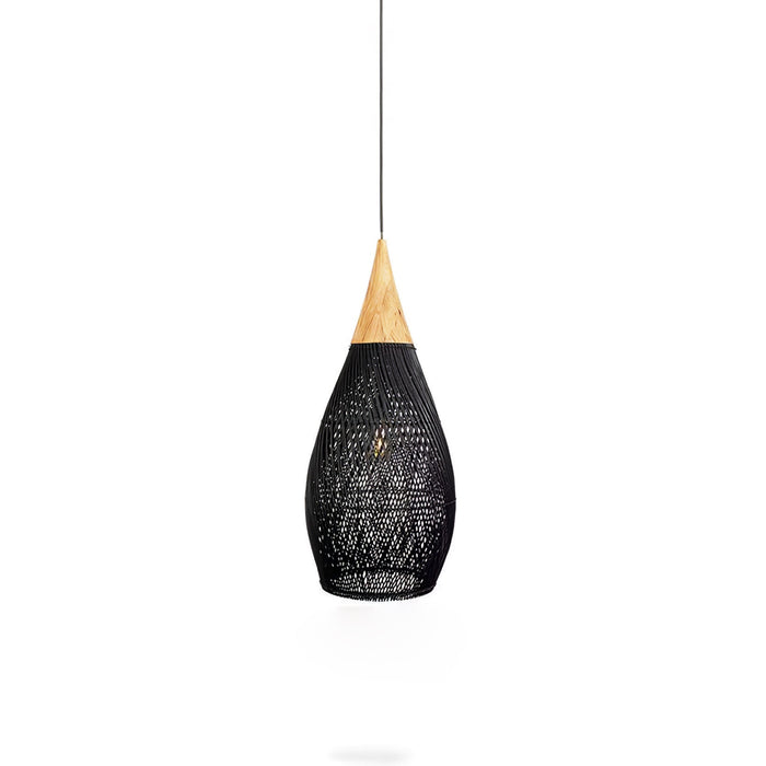Braided Rattan Pendant Lamp - Simprolos