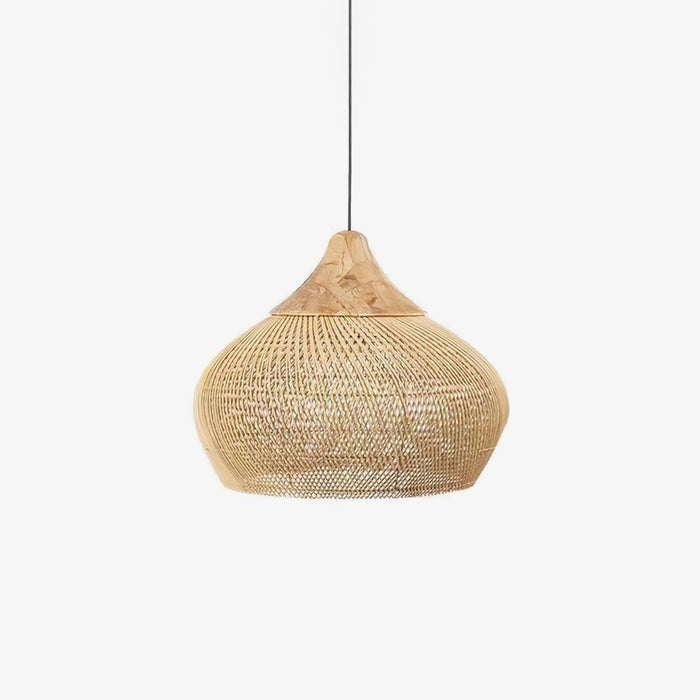 Braided Rattan Pendant Lamp - Simprolos