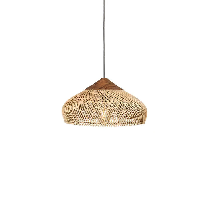 Braided Rattan Pendant Lamp - Simprolos