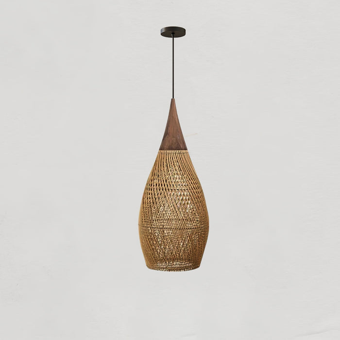 Braided Rattan Pendant Lamp - Simprolos