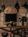 Braided Rattan Pendant Lamp - Simprolos