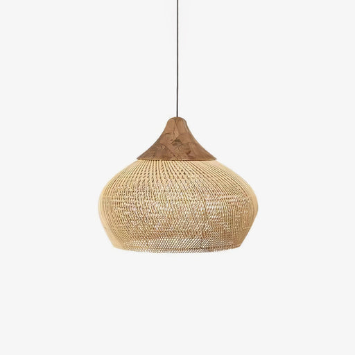 Braided Rattan Pendant Lamp - Simprolos