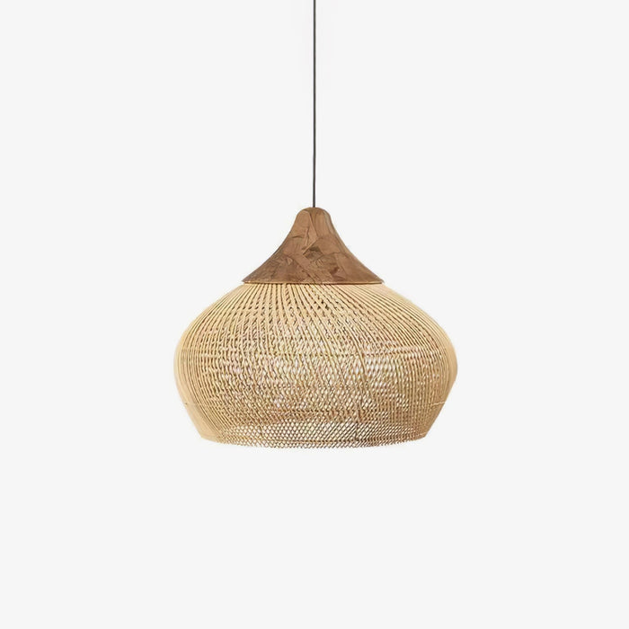 Braided Rattan Pendant Lamp - Simprolos