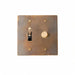 Brass Mixed Dimmer Switch (2 - Gang) - Simprolos