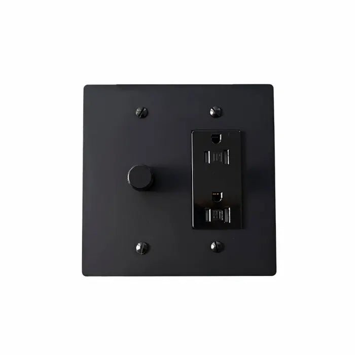 Brass Mixed Dimmer Switch (2 - Gang) - Simprolos