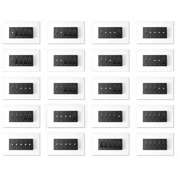 Brass Mixed Dimmer Switch (5 - Gang) - Simprolos