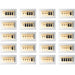 Brass Mixed Dimmer Switch (5 - Gang) - Simprolos
