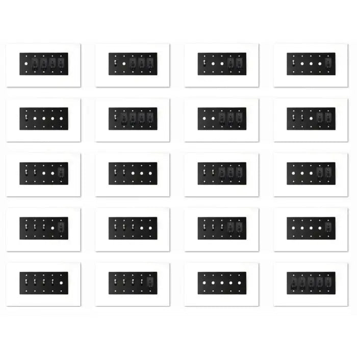 Brass Mixed Dimmer Switch (5 - Gang) - Simprolos