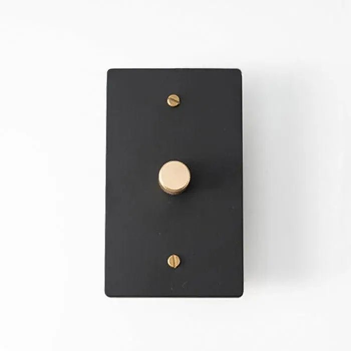 Brass Rotary Dimmer Switch (1 - Gang) - Simprolos