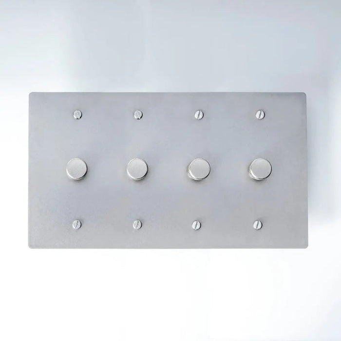 Brass Rotary Dimmer Switch (1 to 5 Gang) - Simprolos