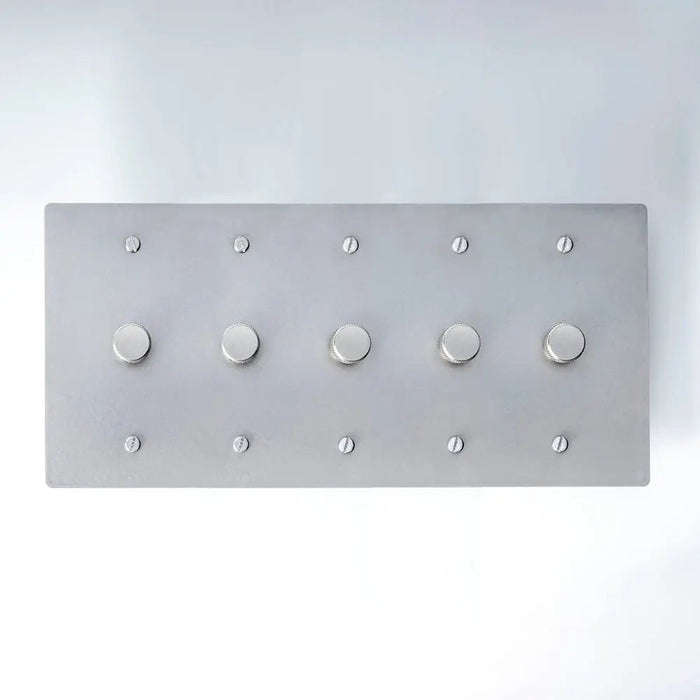 Brass Rotary Dimmer Switch (1 to 5 Gang) - Simprolos