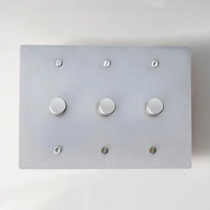 Brass Rotary Dimmer Switch (1 to 5 Gang) - Simprolos