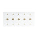 Brass Rotary Dimmer Switch (1 to 5 Gang) - Simprolos