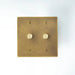Brass Rotary Dimmer Switch (1 to 5 Gang) - Simprolos