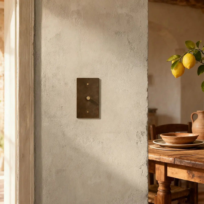 Brass Rotary Dimmer Switch (1 to 5 Gang) - Simprolos