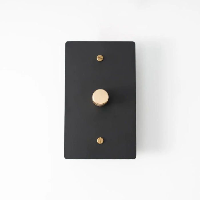 Brass Rotary Dimmer Switch (1 to 5 Gang) - Simprolos