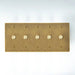Brass Rotary Dimmer Switch (1 to 5 Gang) - Simprolos