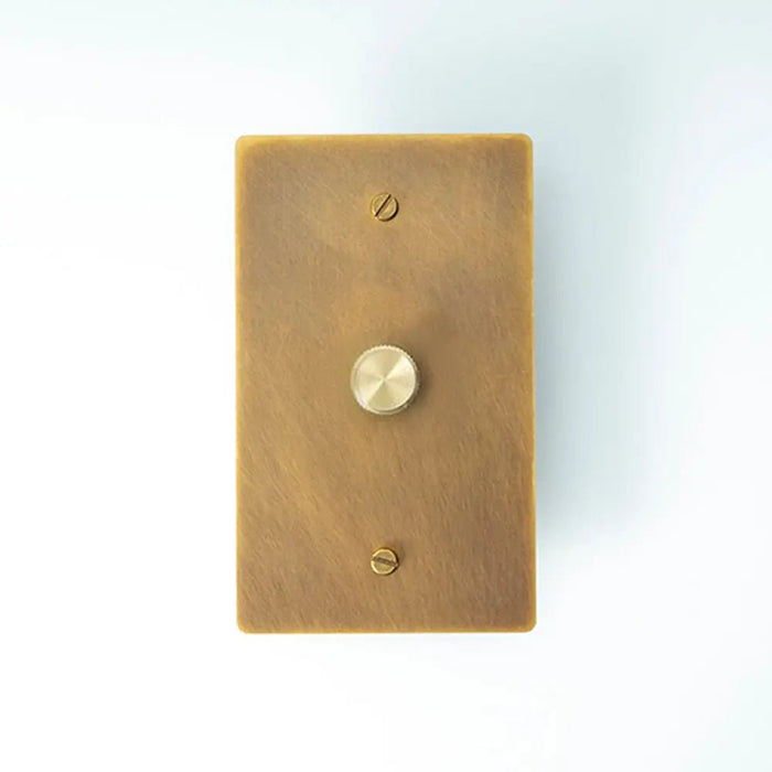 Brass Rotary Dimmer Switch (1 to 5 Gang) - Simprolos