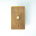 Brass Rotary Dimmer Switch (1 to 5 Gang) - Simprolos