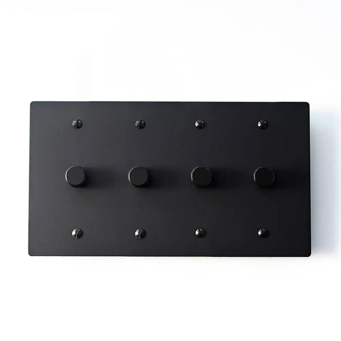 Brass Rotary Dimmer Switch (1 to 5 Gang) - Simprolos