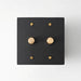 Brass Rotary Dimmer Switch (1 to 5 Gang) - Simprolos