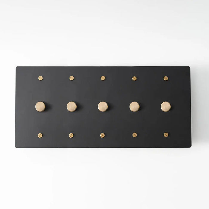 Brass Rotary Dimmer Switch (1 to 5 Gang) - Simprolos