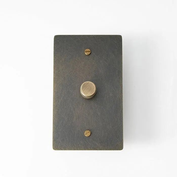 Brass Rotary Dimmer Switch (1 to 5 Gang) - Simprolos
