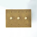 Brass Rotary Dimmer Switch (1 to 5 Gang) - Simprolos
