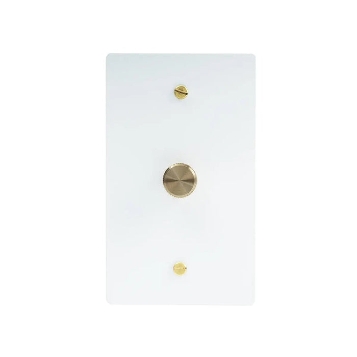 Brass Rotary Dimmer Switch (1 to 5 Gang) - Simprolos