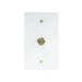 Brass Rotary Dimmer Switch (1 to 5 Gang) - Simprolos