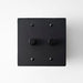 Brass Rotary Dimmer Switch (2 - Gang) - Simprolos