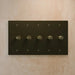 Brass Rotary Dimmer Switch (5 - Gang) - Simprolos